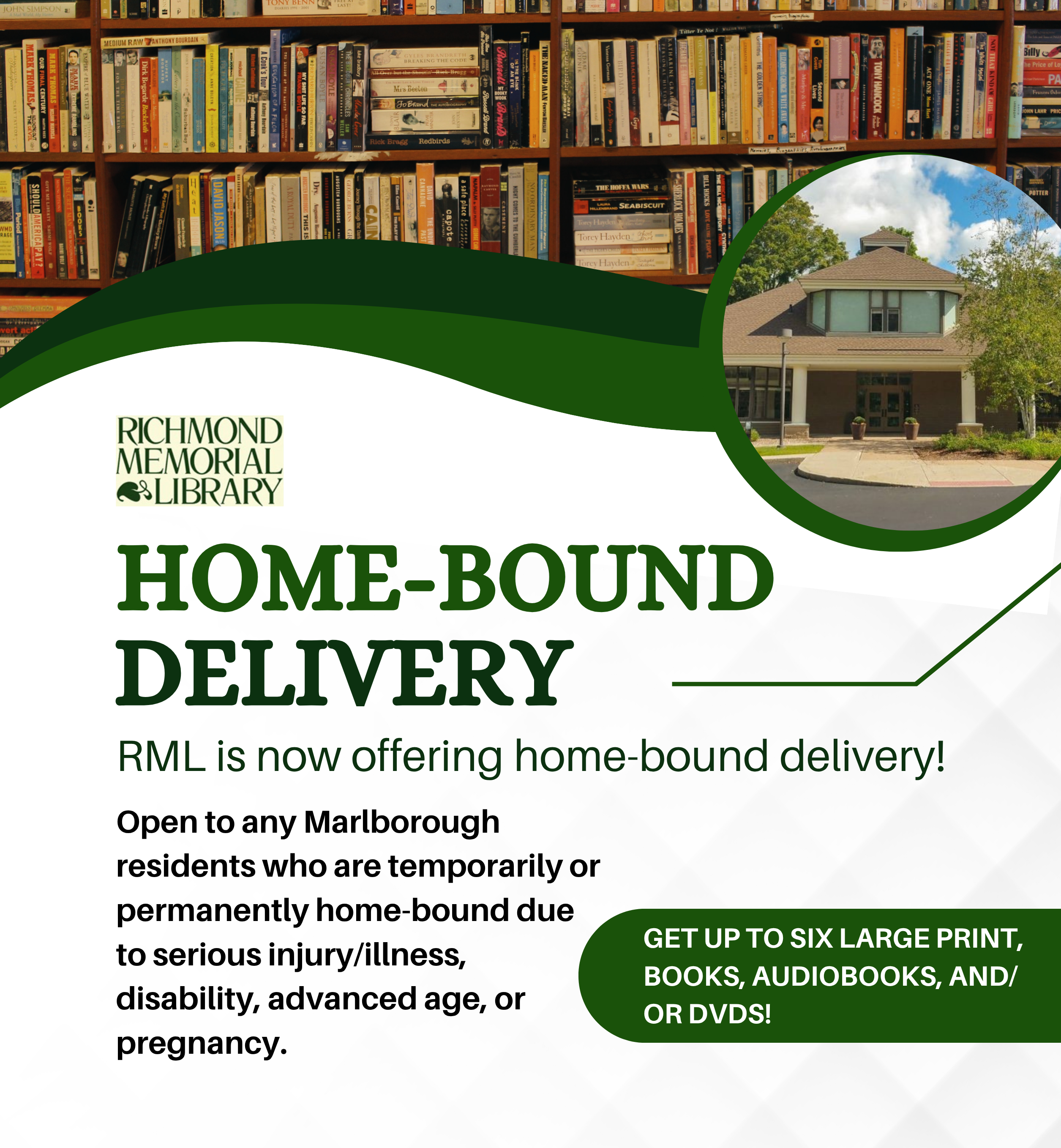 Homebound Services - Richmond Memorial Library